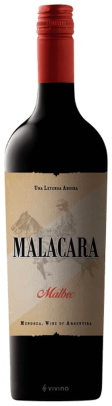 Malacara Malbec 2017 Front Bottle Shot