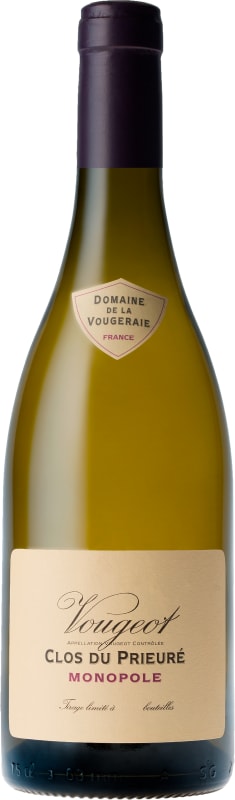 Domaine de la Vougeraie Vougeot Clos du Prieure Blanc 2020 Front Bottle Shot