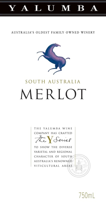 Yalumba Y Series Merlot 2011 Front Label