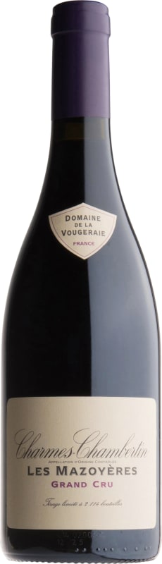 Domaine de la Vougeraie Charmes-Chambertin Les Mazoyeres Grand Cru 2020 Front Bottle Shot
