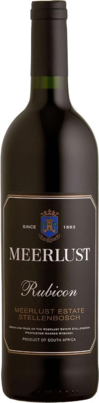 Meerlust Rubicon 2017 Front Bottle Shot