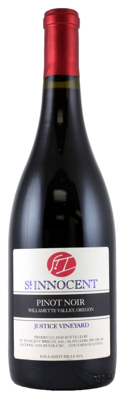 St. Innocent Justice Vineyard Pinot Noir 2015 Front Bottle Shot