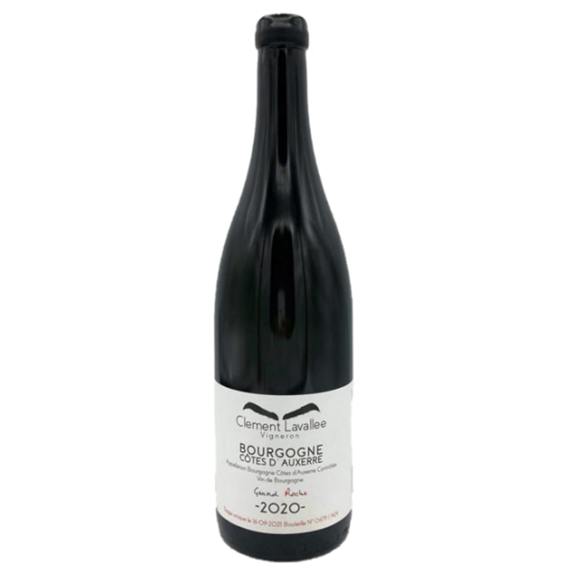 Clement Lavallee Grand Roche Cotes d'Auxerre Blanc 2020 Front Bottle Shot