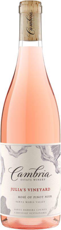 Cambria Julia's Vineyard Rose of Pinot Noir 2022 Front Bottle Shot