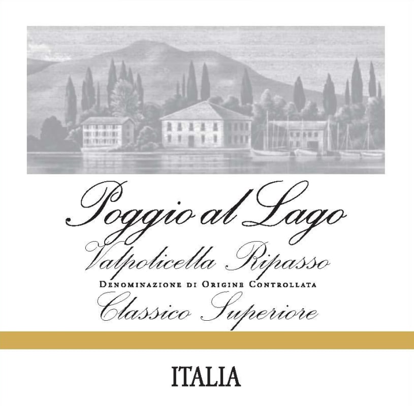 Poggio al Lago Valpolicella Ripasso Classico Superiore 2014 Front Label