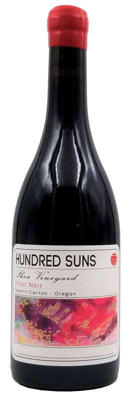 Hundred Suns Shea Vineyards Pinot Noir 2019 Front Bottle Shot