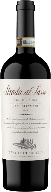 Tenuta di Arceno Strada al Sasso Chianti Classico Gran Selezione 2021 Front Bottle Shot
