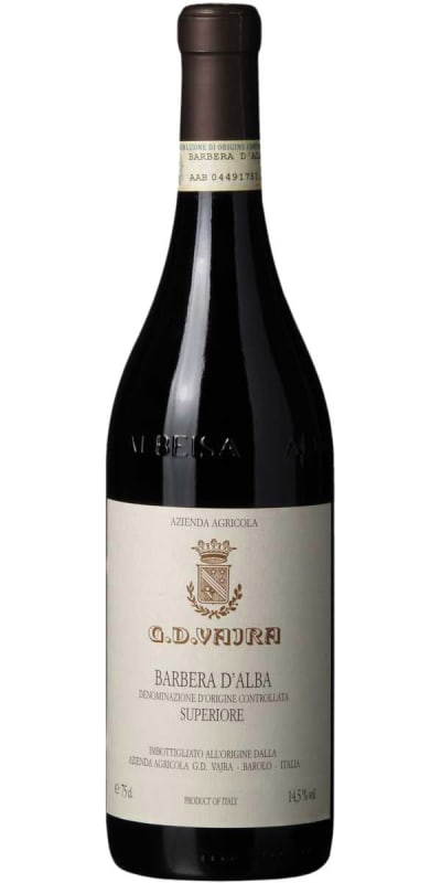 G.D. Vajra Barbera d'Alba Superiore 2014 Front Bottle Shot