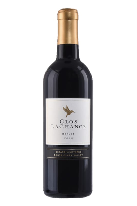 Clos LaChance Merlot 2020 Front Bottle Shot