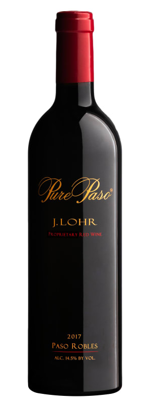 J. Lohr Pure Paso Proprietary Red Wine 2017 Front Bottle Shot