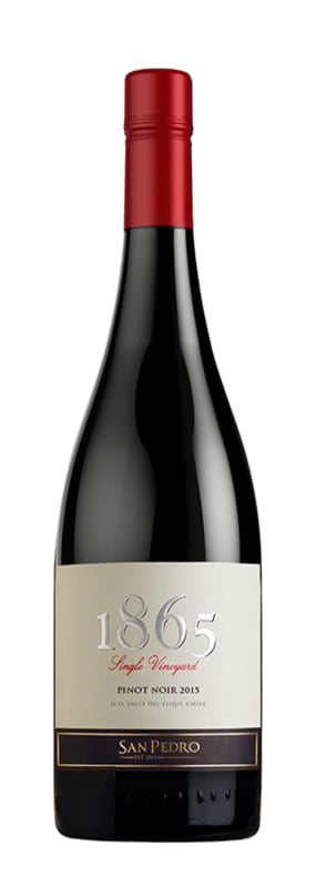 Vina San Pedro 1865 Selected Vineyards Pinot Noir 2015 Front Bottle Shot