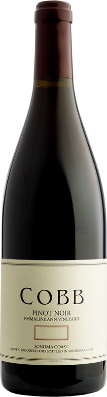 Cobb Wines Emmaline Ann Vineyard Pinot Noir 2022 Front Bottle Shot