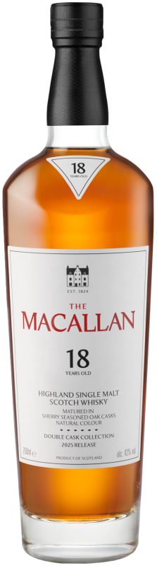 ウイスキー The MACALLAN 18 YEARS OLD DOUBLE CASK The Macallan 18 Year Double Cask Single Malt Scotch Whisky - Old