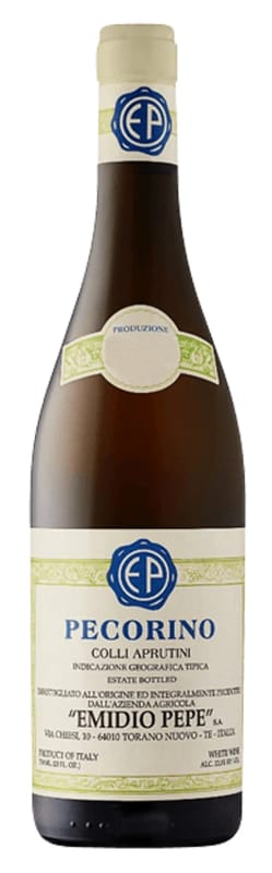 Emidio Pepe Colli Aprutini Pecorino 2022 Front Bottle Shot