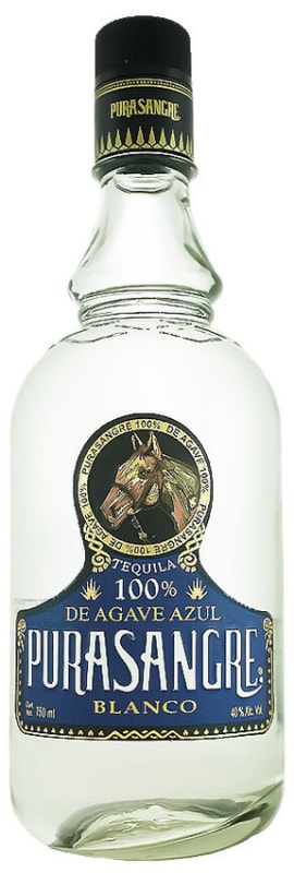 Purasangre Blanco Tequila Front Bottle Shot