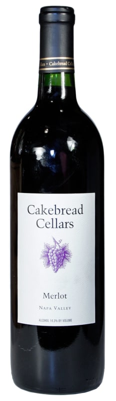 Cakebread Merlot 2015 Front Bottle Shot