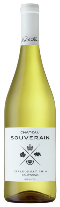 Chateau Souverain Chardonnay 2014 Front Bottle Shot