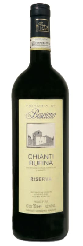 Fattoria di Basciano Chianti Rufina Riserva 2018 Front Bottle Shot