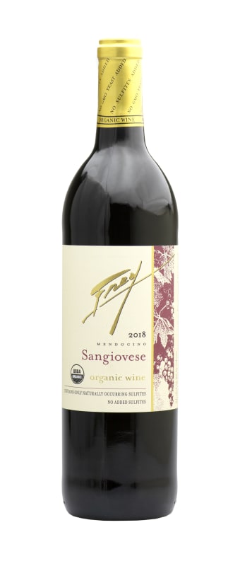 Frey Organic Sangiovese 2018 Front Bottle Shot