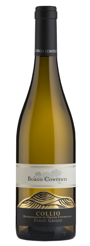 Borgo Conventi Pinot Grigio 2020 Front Bottle Shot