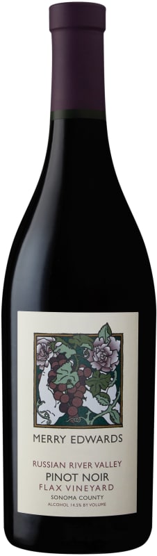 Merry Edwards Flax Vineyard Pinot Noir 2018 Front Bottle Shot