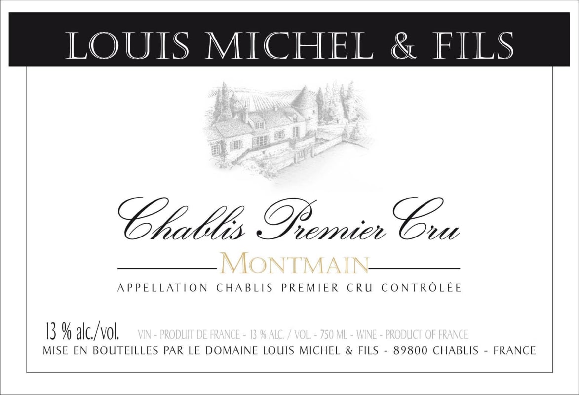 Louis Michel Chablis Montmain Premier Cru (375ML half-bottle) 2017 Front Label