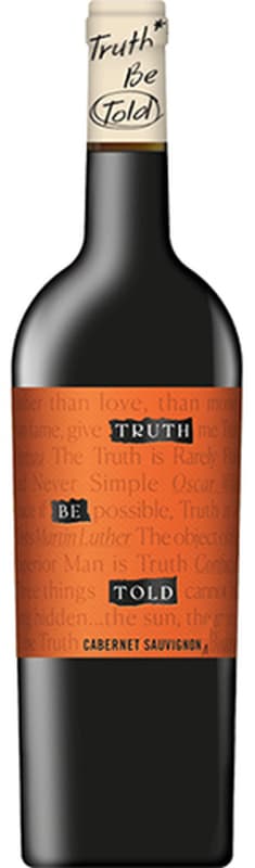 Truth Be Told Cabernet Sauvignon 2019 Front Bottle Shot