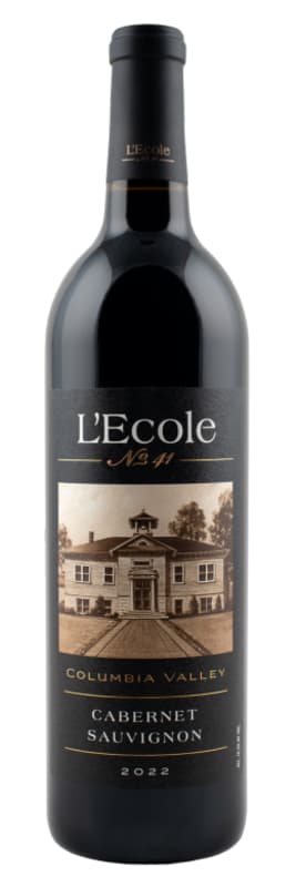 L'Ecole 41 Columbia Valley Cabernet Sauvignon 2022 Front Bottle Shot