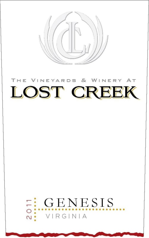 Lost Creek Winery and Vineyards Genesis 2011 Front Label