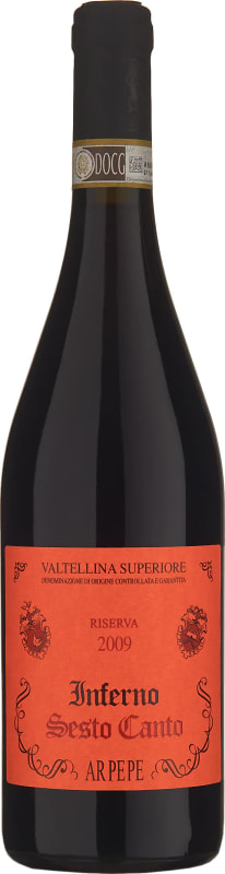 Ar. Pe. Pe. Valtellina Superiore inferno Sesto Canto Riserva 2009 Front Bottle Shot