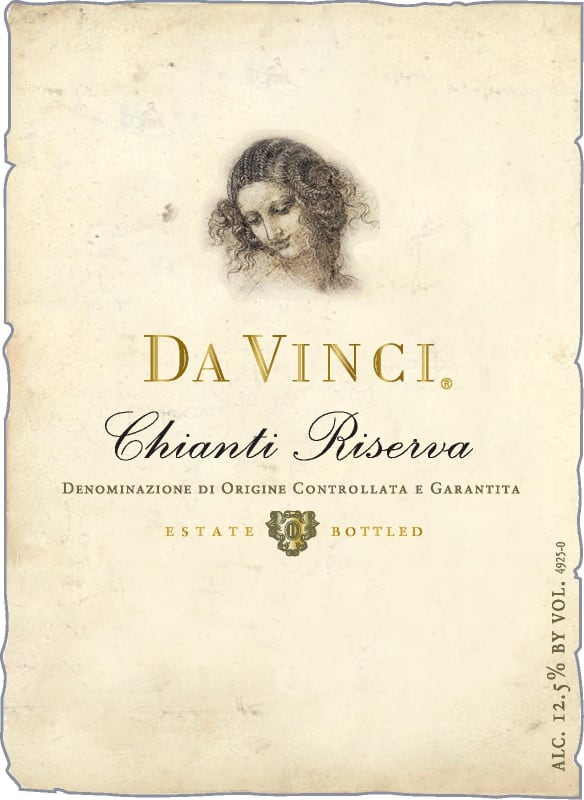 Da Vinci Chianti Riserva 2003 Front Label