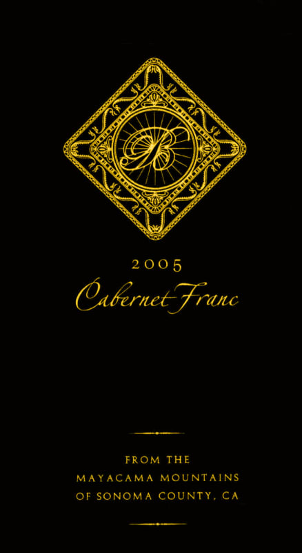 Bugay Vineyards Cabernet Franc 2005 Front Label