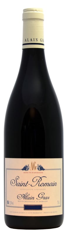 Alain Gras Saint-Romain Rouge 2021 Front Bottle Shot