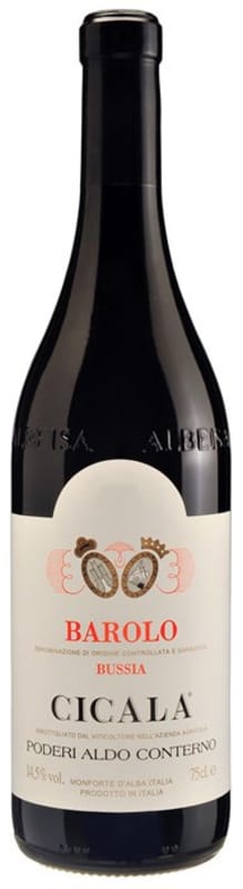 Aldo Conterno Barolo Cicala 2001 Front Bottle Shot