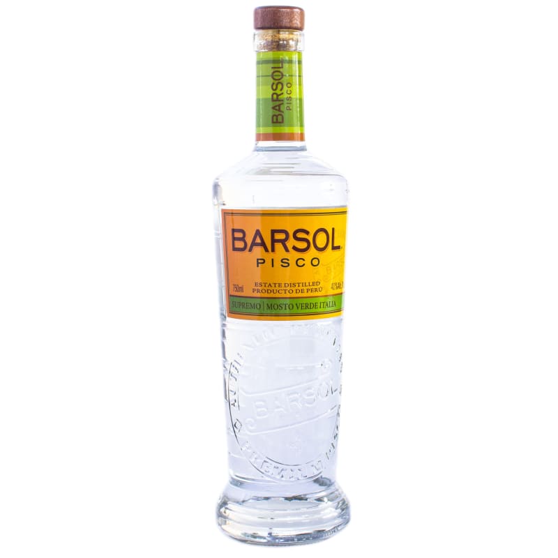 BarSol Mosto Verde Italia Pisco Front Bottle Shot