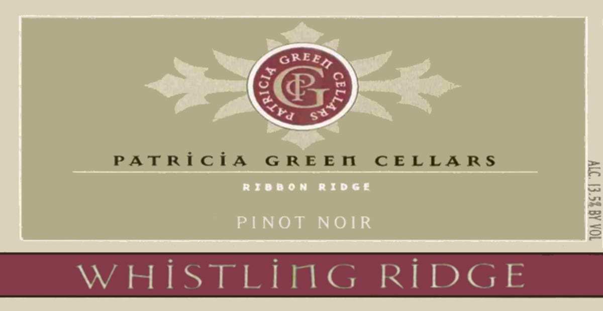 Patricia Green Whistling Ridge Pinot Noir 2009 Front Label