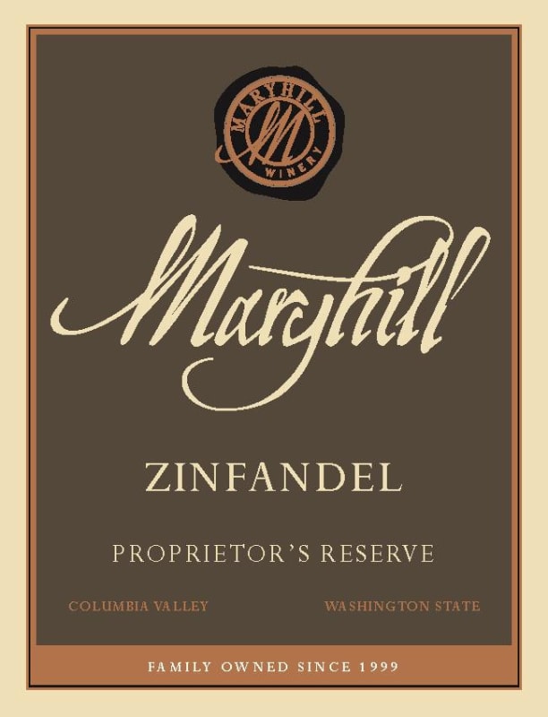 Maryhill Proprietor's Reserve Zinfandel 2016 Front Label