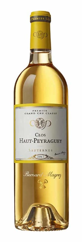 Chateau Clos Haut Peyraguey 2012 Front Bottle Shot
