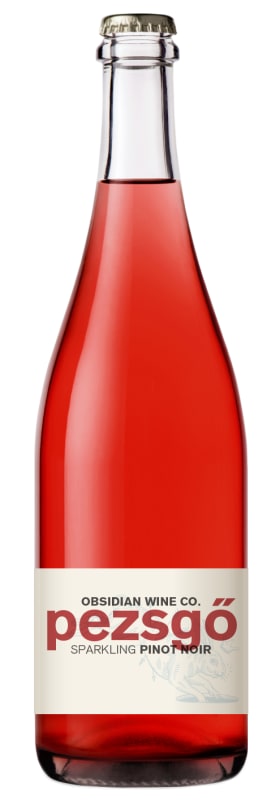 Obsidian Pezsgo Sparkling Pinot Noir 2025 Front Bottle Shot