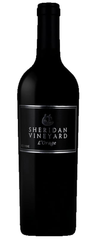 Sheridan Vineyard L'Orage 2013 Front Bottle Shot