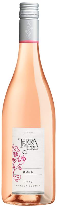 Terra d'Oro Rose 2017 Front Bottle Shot