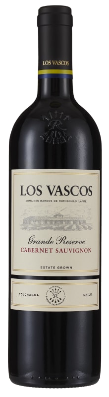 Los Vascos Grande Reserve Cabernet Sauvignon 2015 Front Bottle Shot