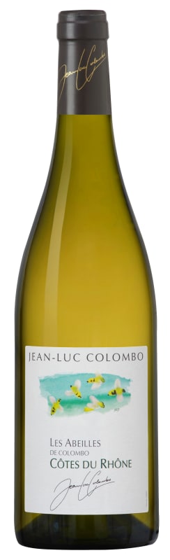Jean-Luc Colombo Cotes du Rhone Les Abeilles Blanc 2017 Front Bottle Shot