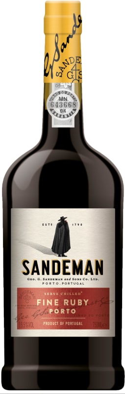 Sandeman Fine Ruby Port Front Bottle Shot