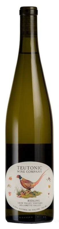 Teutonic Crow Valley Vineyard Riesling 2016 Front Bottle Shot