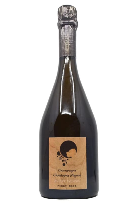 Christophe Mignon Brut Nature ADN de Foudre Pinot Noir Front Bottle Shot