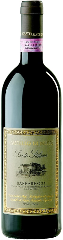 Castello di Neive Barbaresco Santo Stefano 2014 Front Bottle Shot