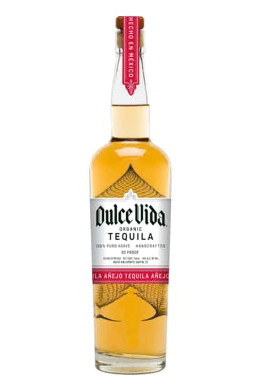 Dulce Vida Organic Anejo Tequila Front Bottle Shot