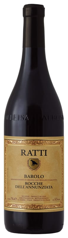 Renato Ratti Rocche dell'Annunziata Barolo 2020 Front Bottle Shot