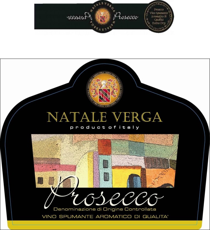 Casa Vinicola Natale Verga s.p.a. Prosecco Front Label